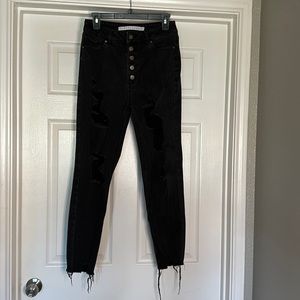 Distressed ankle jean size13 junior